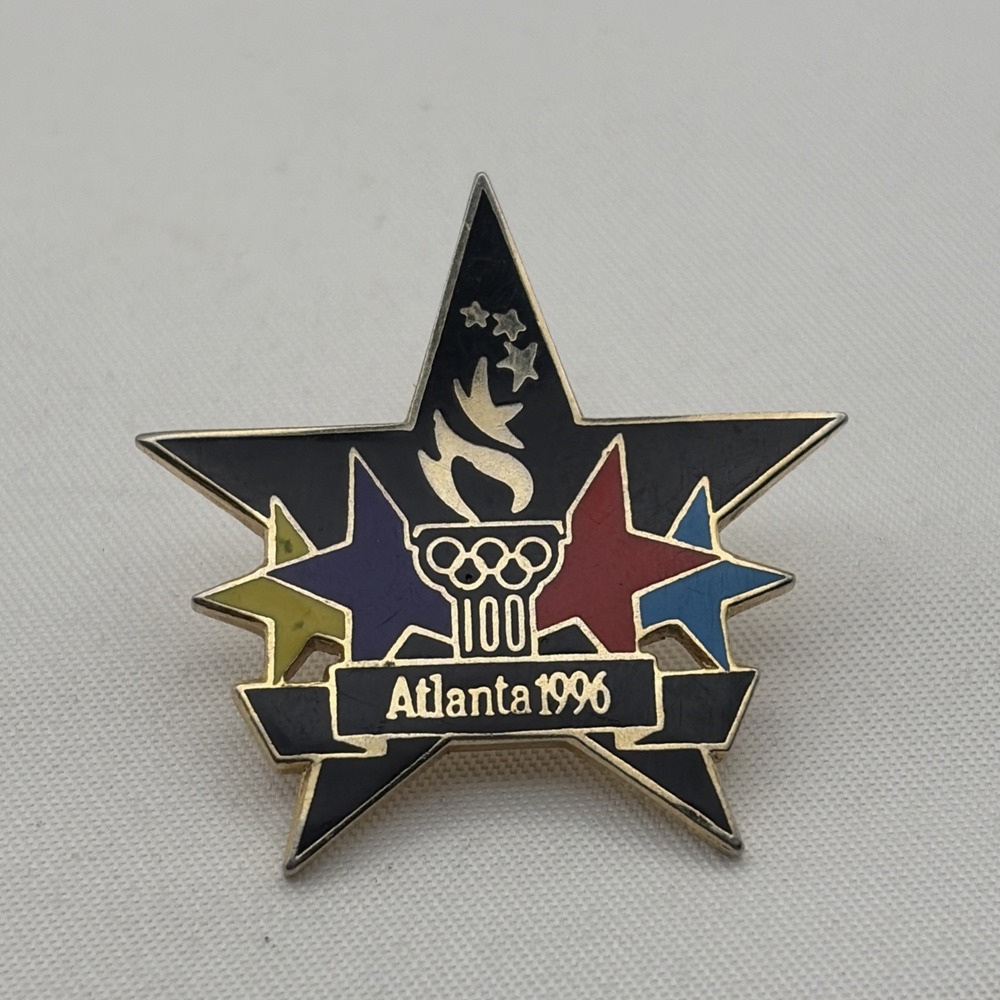 1996 Atlanta Summer Olympics Stars Lapel Hat Pin